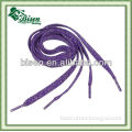 Polyester shoelace manufacture